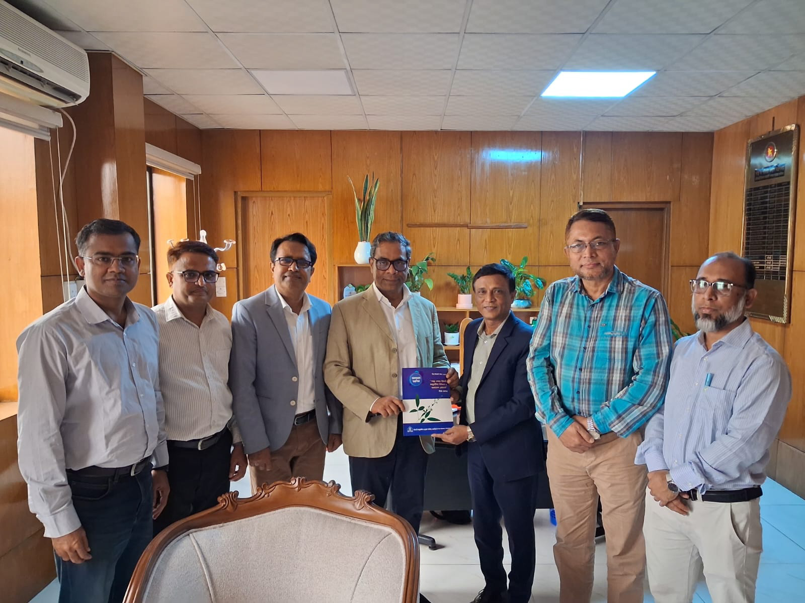 With state minister of health